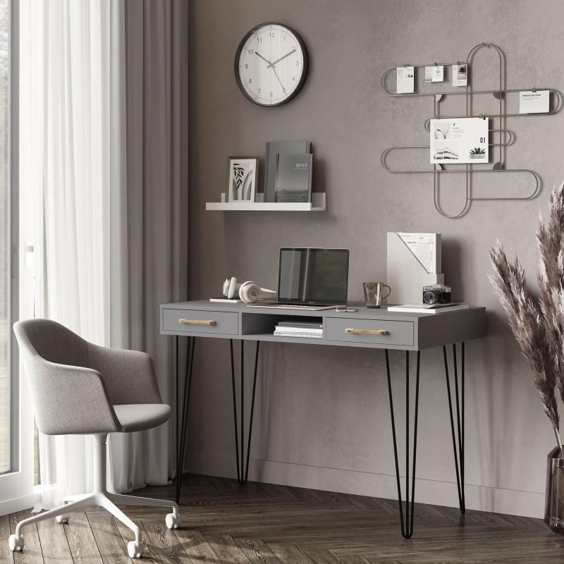 Стіл письмовий Loft-4 1198х598х750 мм Графіт (арт.216) - фото 3 Стіл письмовий Loft-4 1198х598х750 мм Графіт (арт.216) - фото 3