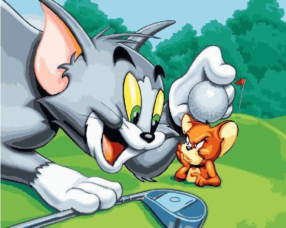 Картина по номерам Brushme "Том и Джерри" (GX24056) Картина по номерам Brushme "Том и Джерри" (GX24056)