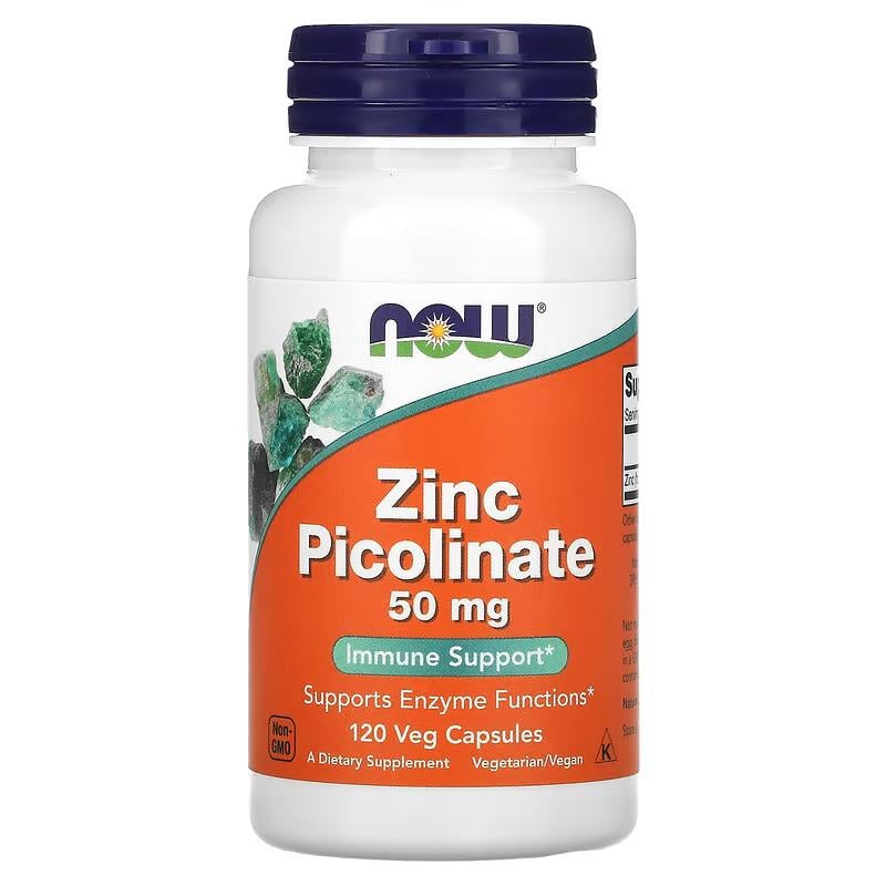 Пиколинат цинка Now Foods Zinc Picolinate 50 мг 120 капсул (1007325438)