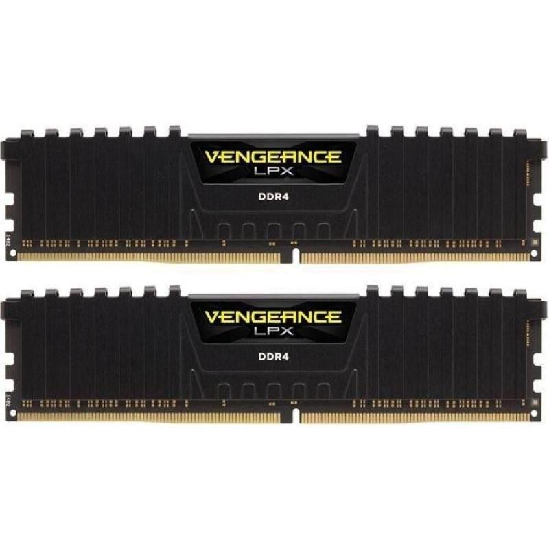 Модуль пам'яті Corsair 16 GB 2x8GB DDR4 3200 MHz Vengeance LPX Black (CMK16GX4M2Z3200C16) - фото 2