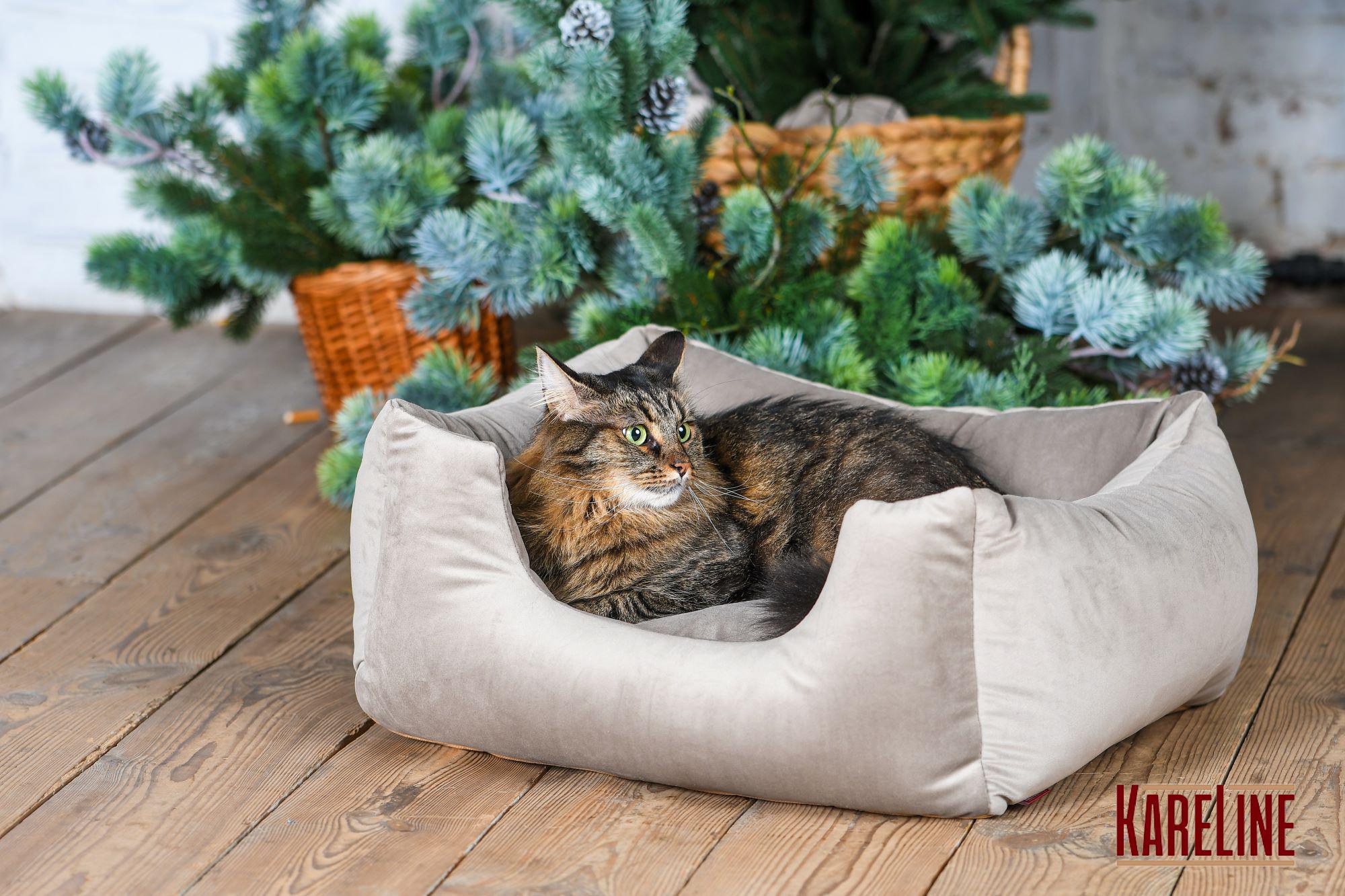 Лежанка для животных со съемным чехлом 54х40х16 см (30047/3) - фото 2 Лежанка для животных со съемным чехлом 54х40х16 см (30047/3) - фото 2