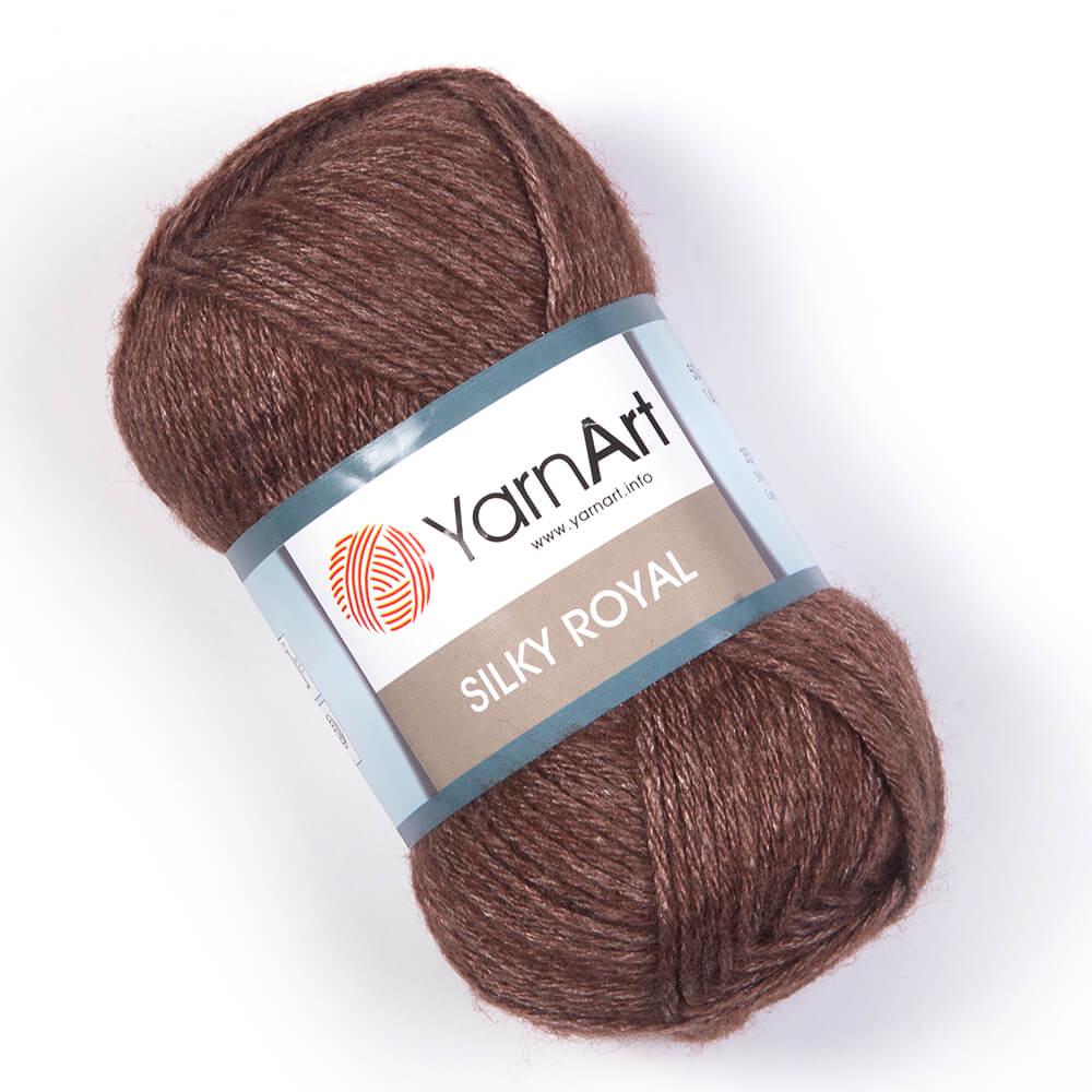 Пряжа YarnArt Silky Royal 436 Шоколад (6170)