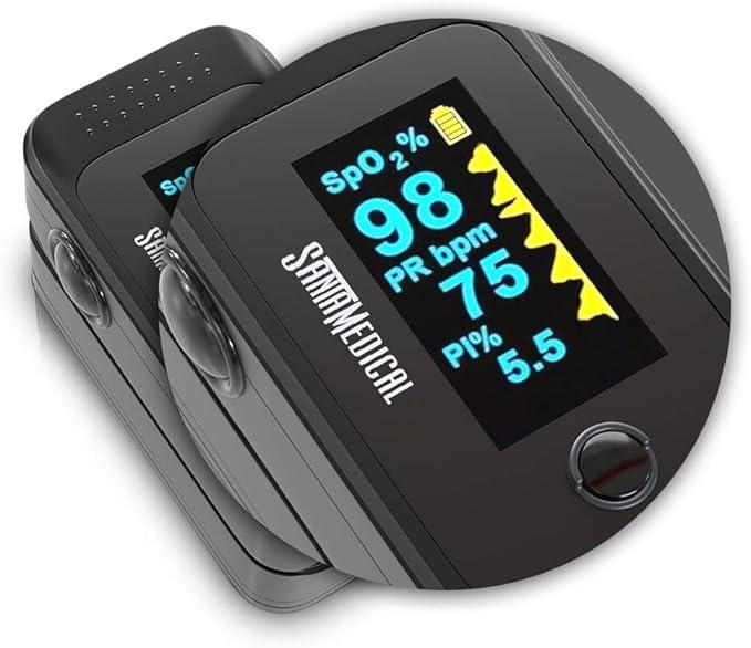 Пульсоксиметр Santamedical із двома кольоровими OLED-дисплеями - фото 5 Пульсоксиметр Santamedical із двома кольоровими OLED-дисплеями - фото 5