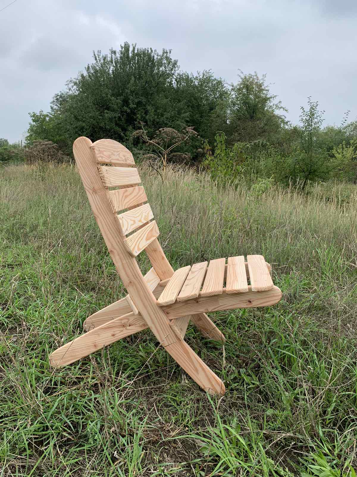 Стул деревянный садовый складной сорт АВ лиственница 840х830х430 мм (13946456) - фото 2 Стул деревянный садовый складной сорт АВ лиственница 840х830х430 мм (13946456) - фото 2