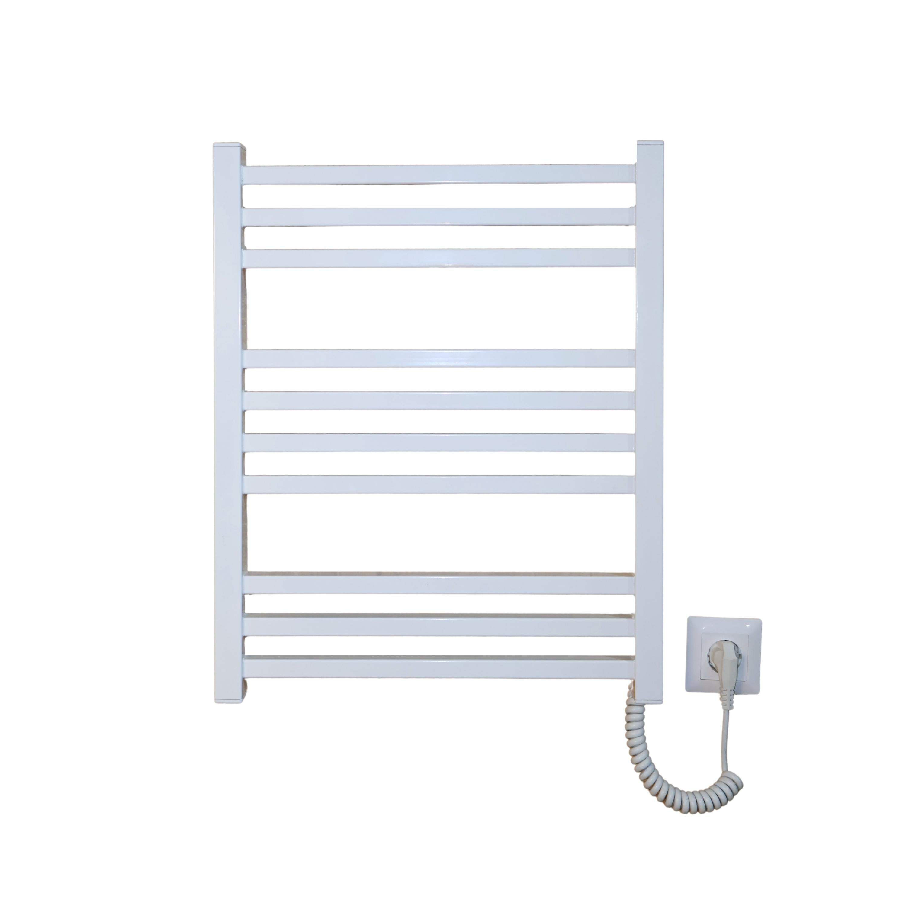 Полотенцесушитель электрический Carino Lorenzo 590x490 мм Белый глянец (L5949LWG)