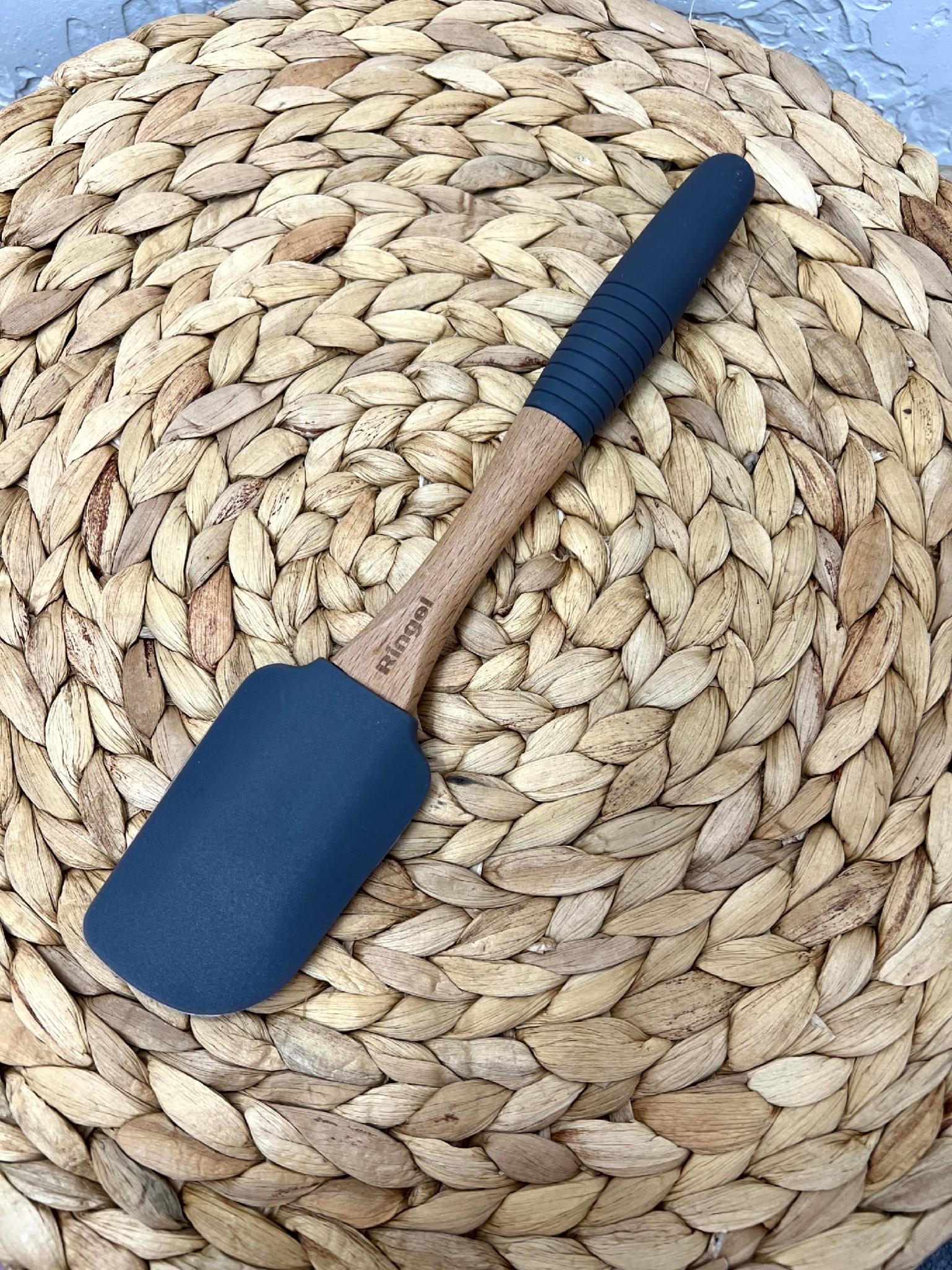 Лопатка кухонная силиконовая с деревом 22,5 см Grey line Лопатка кухонная силиконовая с деревом 22,5 см Grey line