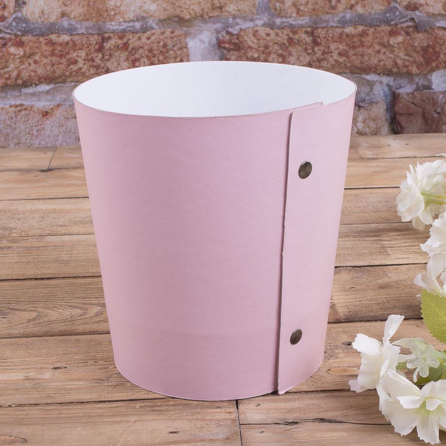 Кашпо под цветы конус Пудровый (4377-1)