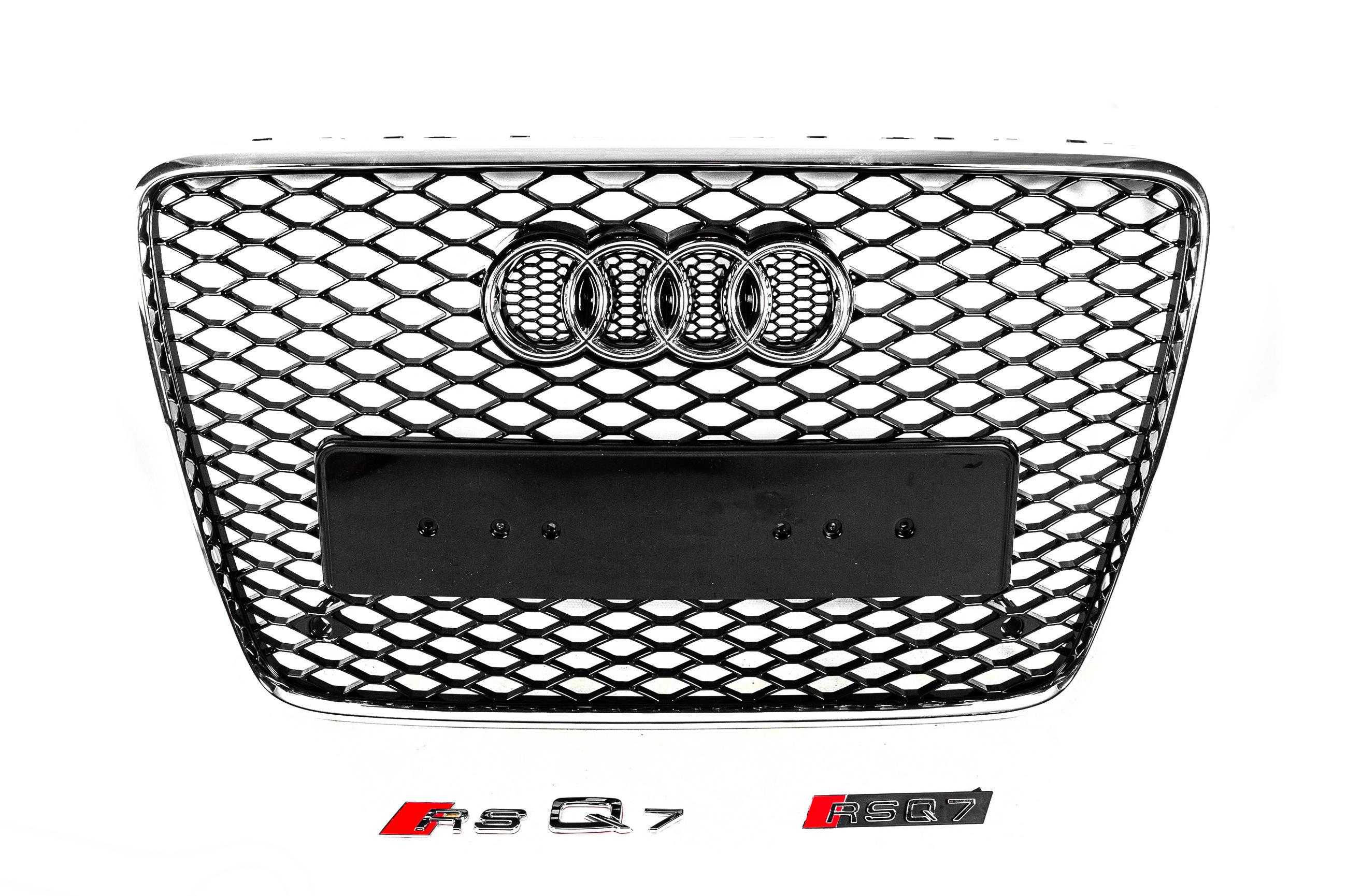 Решетка передняя GT Tuning RSQ-Style для Audi Q7 2005-2015 гг. пластик Черный (26691015)