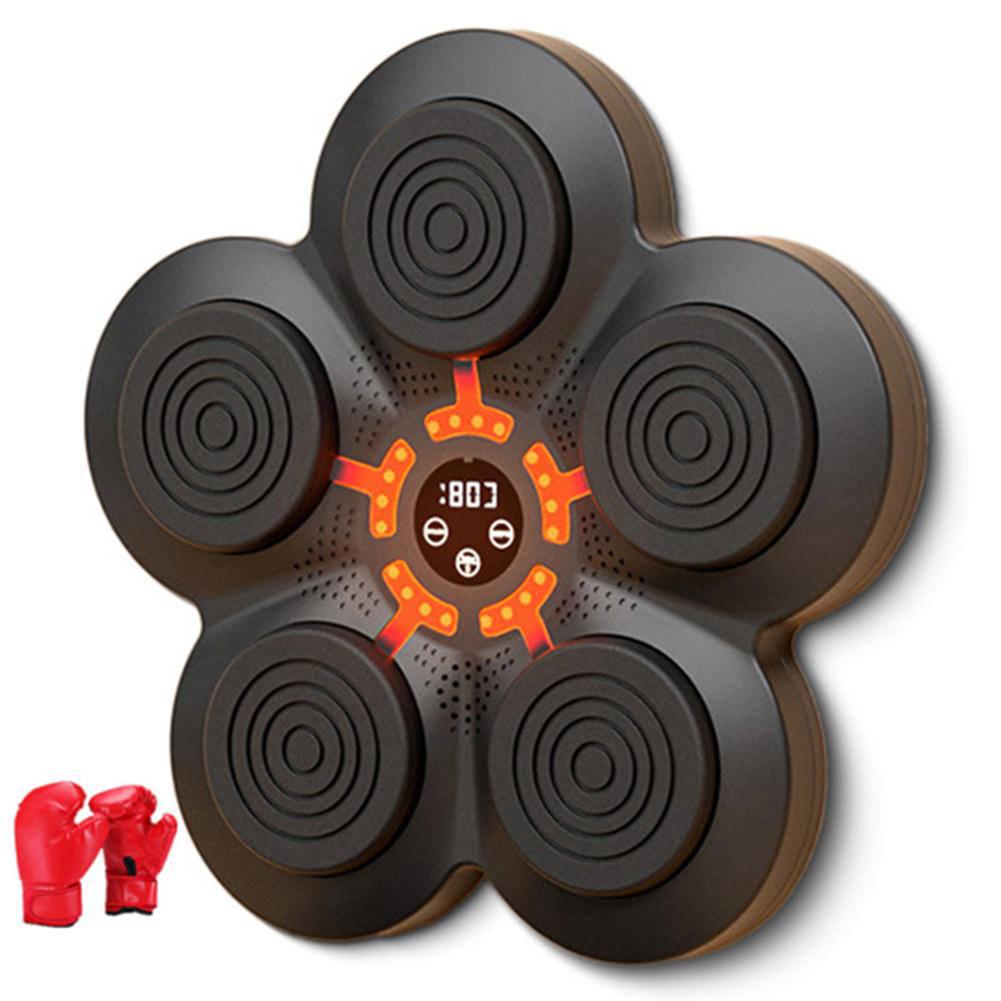 Тренажер для бокса Настенная боксерская мишень Ромашка с музыкой и подсветкой на 5 целей (cce61360)