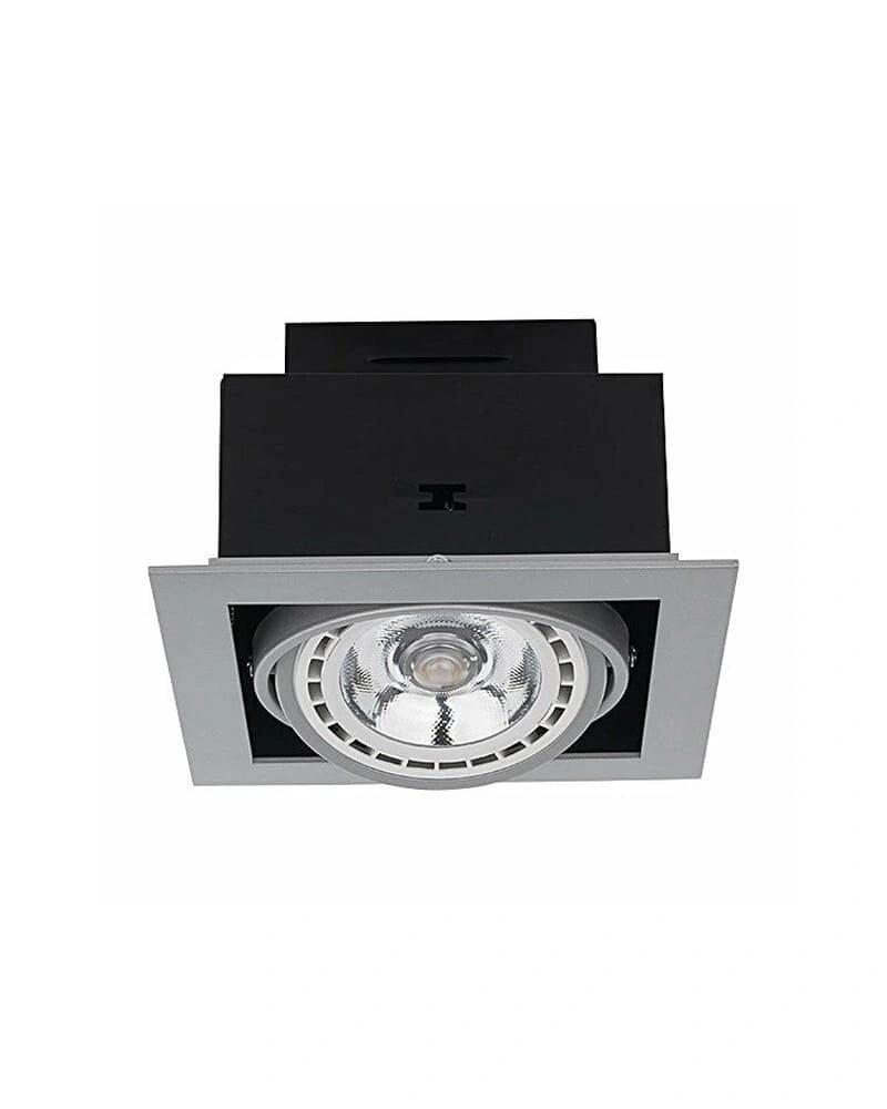 Точечный светильник-спот Nowodvorski 9573 Downlight GU10 ES111 15W IP20 Серый (28686971)