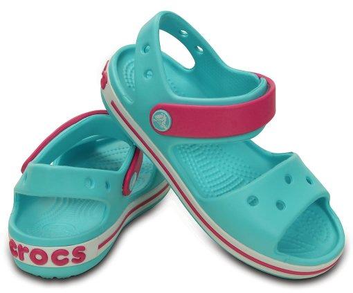 Сандали детские Crocs Crocband Sandal р. 26/16 см Pool/Candy Pink (15408218) - фото 3