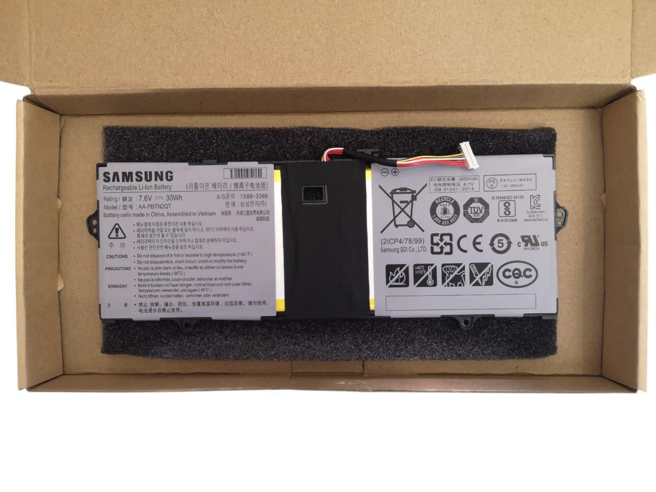 Аккумулятор для Samsung Notebook 9 NP900X3N/NP900X3M/NT901X5N/NT900X5Y/AA-PBTN2QT 3950 mAh 30Wh (000012584)