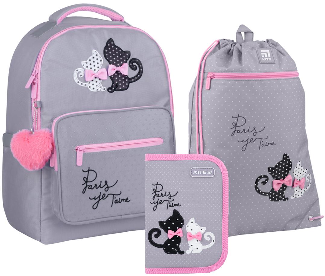Шкільний набір Kite Education In Love рюкзак/пенал/сумка для взуття (202289)