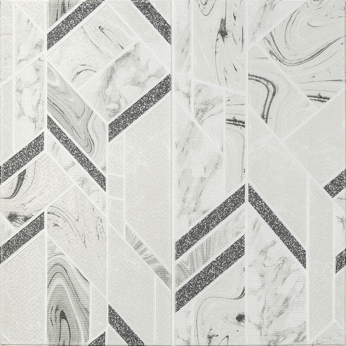 3D-панель Абстракціястінова 700х770х4 мм Сірий (SW-00001990)