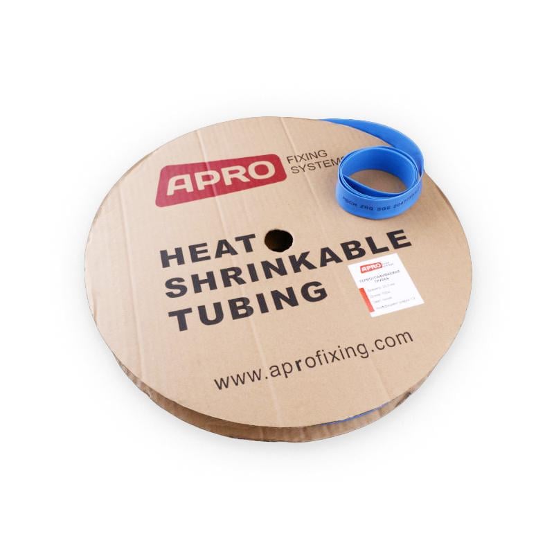 Трубка термозбіжна Apro 20 мм 100 м Синій (ZRB-20BL)