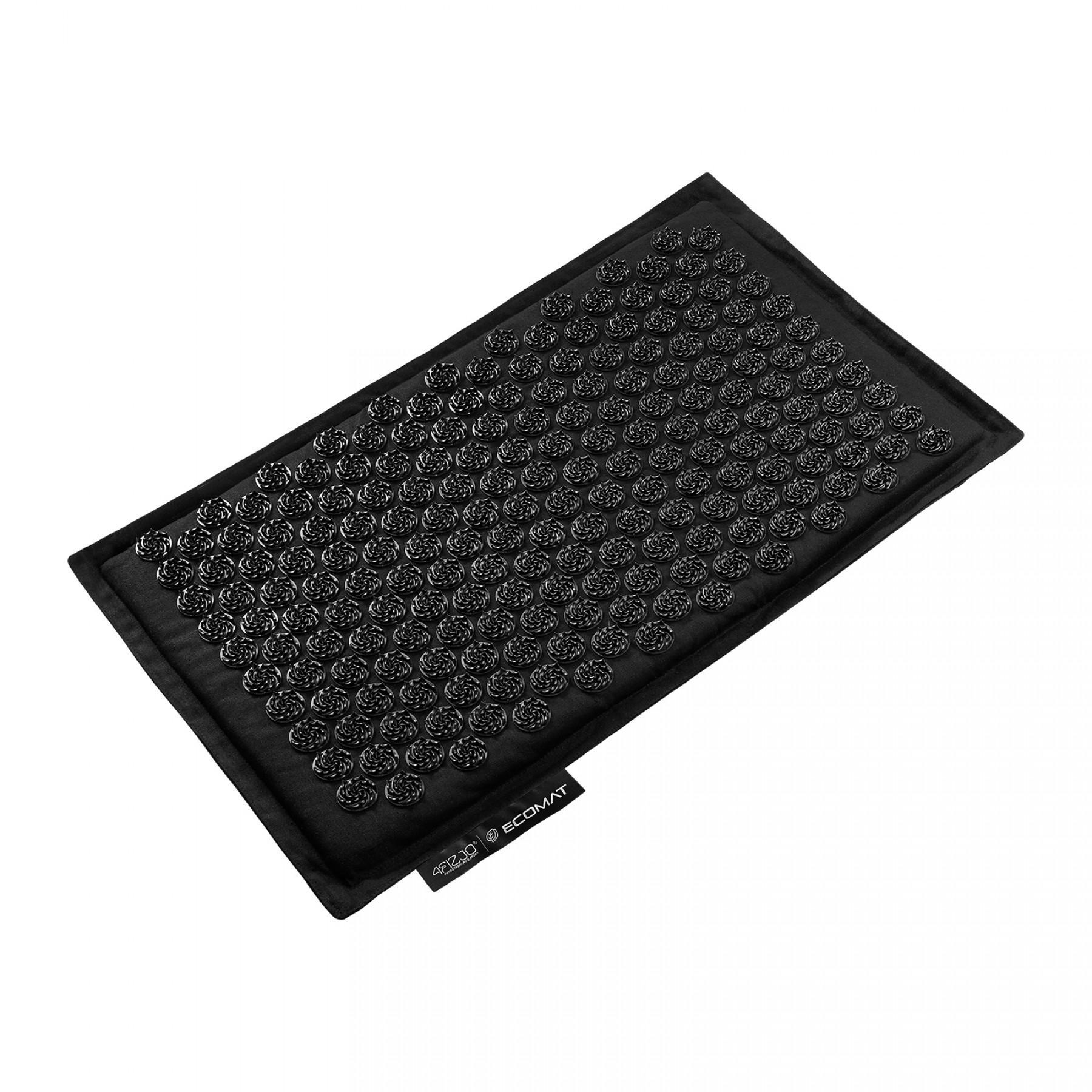 Коврик акупунктурный 4FIZJO Eco Mat Аппликатор Кузнецова с подушкой 68x42 см Black (25824) - фото 4