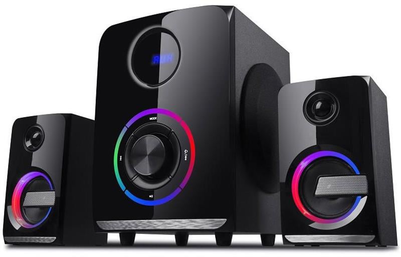 Акустическая система Golden Field LA-161G NEW 49W 2.1 Bluetooth Black (25815419)