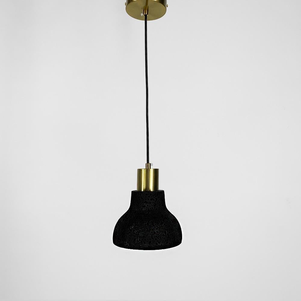 Подвес Line.F MJ 167/1 BK Terrazzo Toco с черным бетонным плафоном в стиле Ар-деко (3256_6536)
