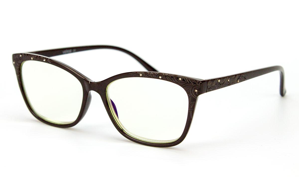 Очки для зрения женские Oftalmic диоптрия +3.00 53-16-136 линза стекло PD58-62 (084-15|G|p3.00|12)