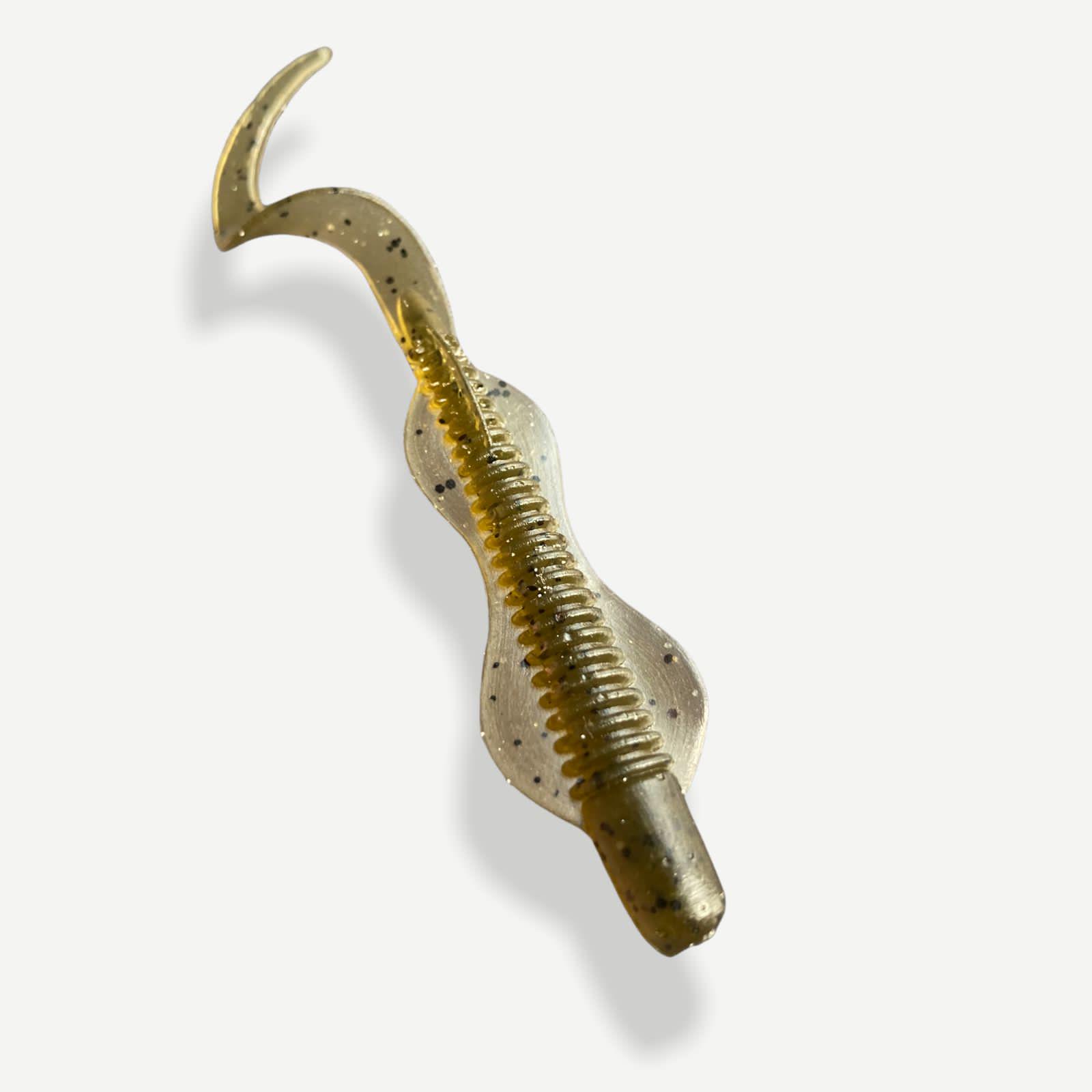 Силиконовая приманка Big Baits Cobra речная серия 4,0" 6 шт. # 106 Green Pumpkin (2403106) - фото 2 Силиконовая приманка Big Baits Cobra речная серия 4,0" 6 шт. # 106 Green Pumpkin (2403106) - фото 2