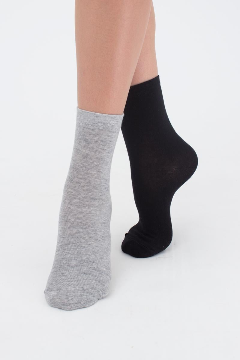 Шкарпетки жіночі класичні 2 пари Giulia WS3 CLASSIC 2 пари р. 36/39 Multicolor/Black/Light grey melange (30668271)