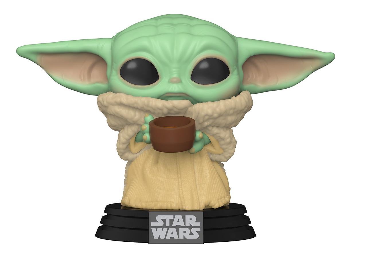 Фигурка Funko Pop Малыш Йода с чашкой 10 см