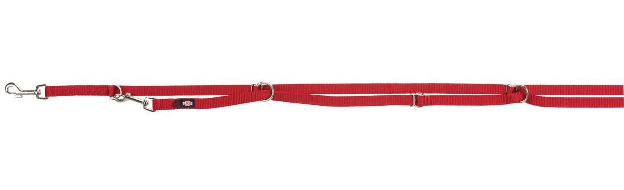 Поводок для собак Trixie Premium регулируемый XS-S 3 м x 15 мм Красный (1789932035)