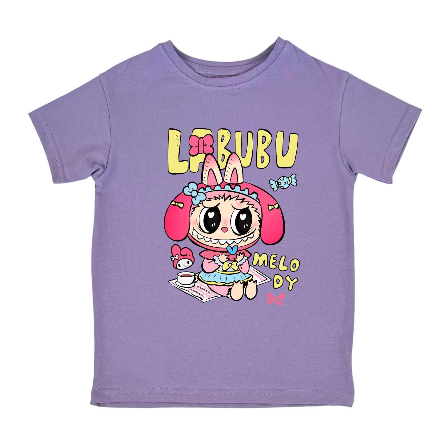 Футболка TM Spinogriz СПИ2025 "Labubu melody" 146 см Фіолетовий