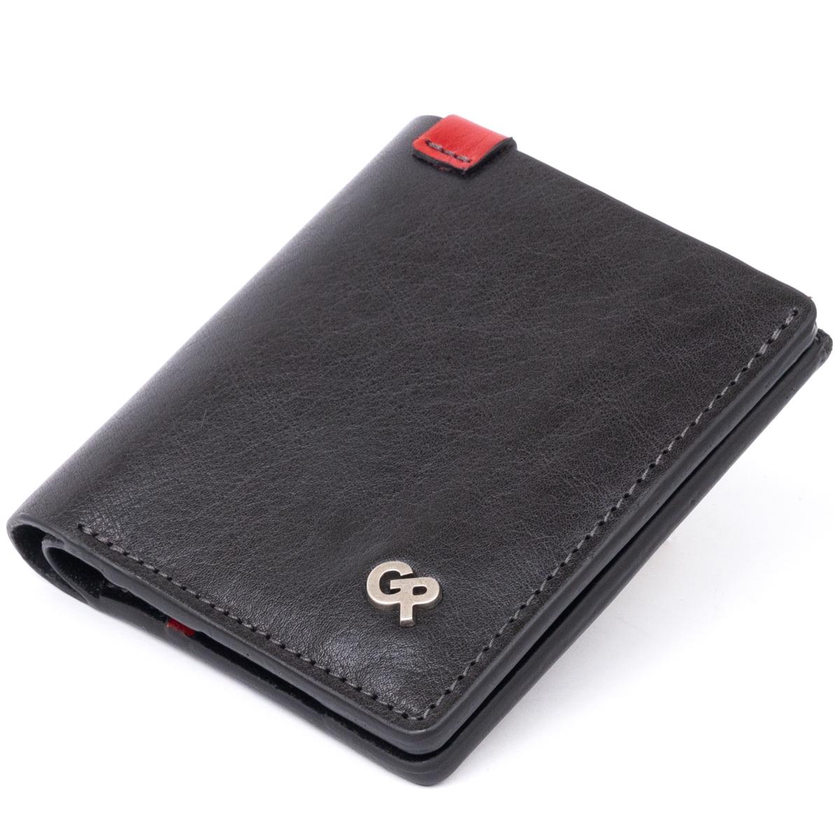 Портмоне Grande Pelle 11327 натуральная кожа Черный