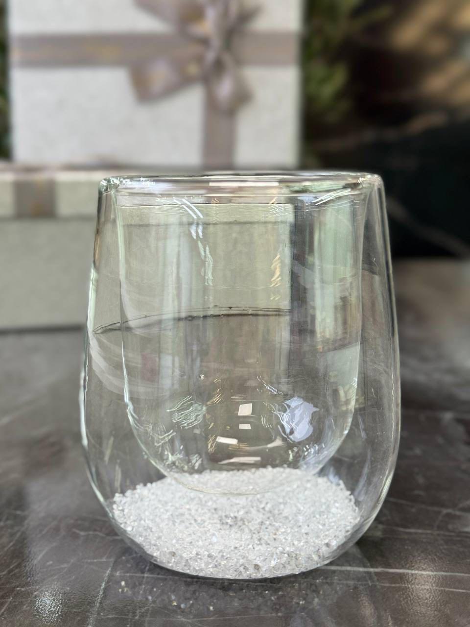 Стакан новогодний Новогодний праздник 4 с двойным дном 300 мл (8030-540)