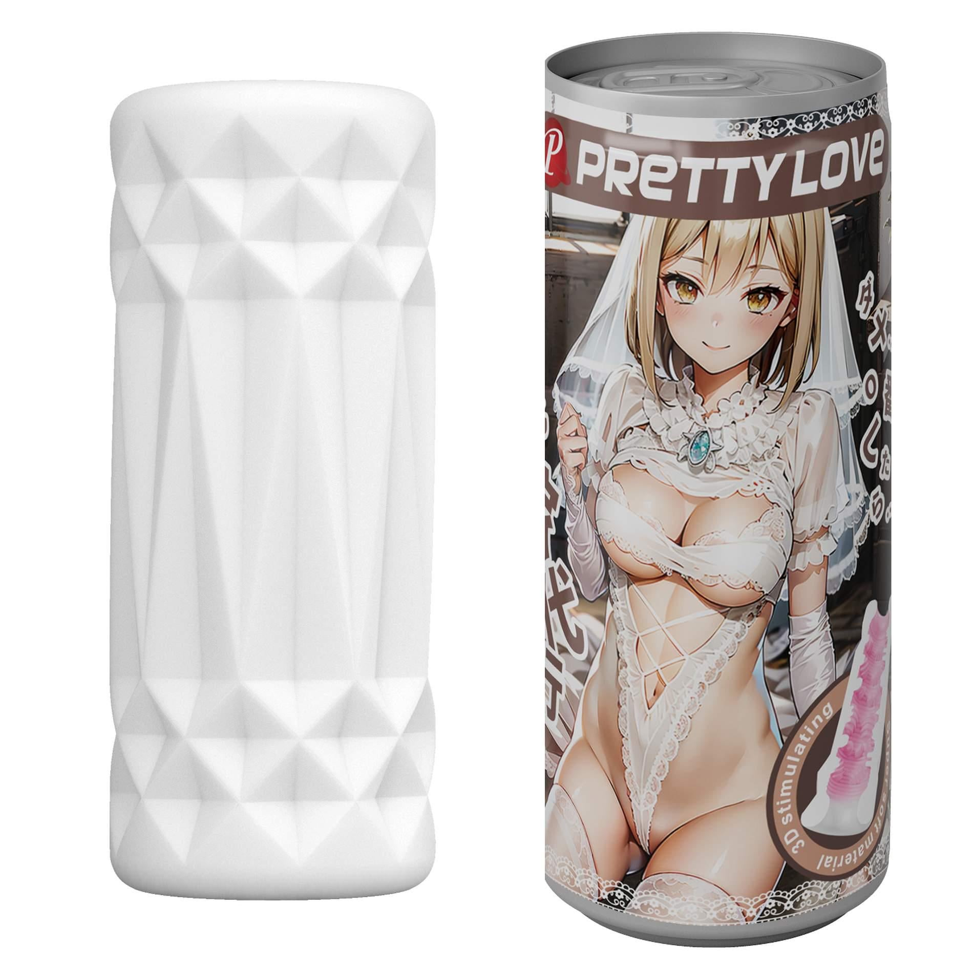 Мастурбатор Pretty Love Pop-Top Can Masturbator White (6603BM-00900T88A)