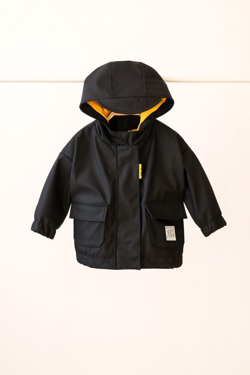 Куртка-грязепруф дитяча Mag Baby Korin 104 см 3-4 роки Чорний (2113462569)