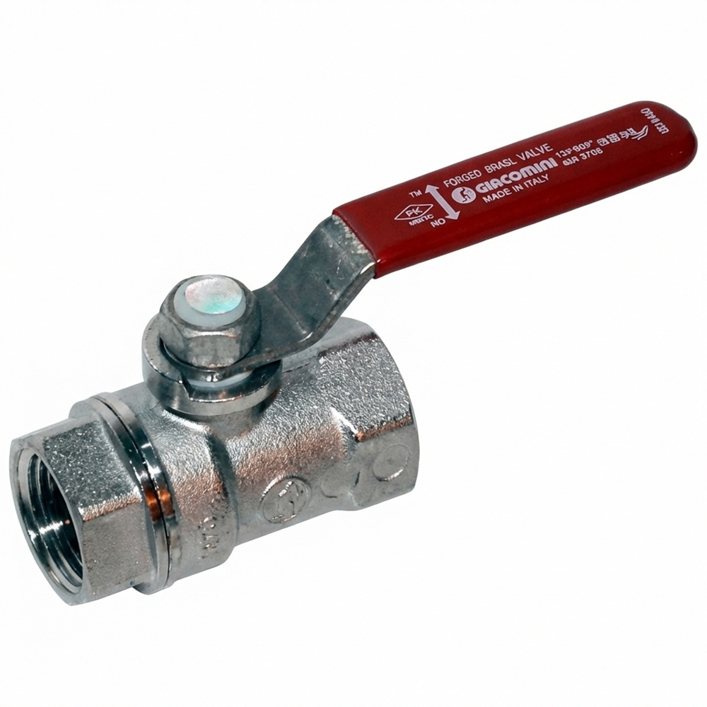 Кран кульовий Giacomini 1/2" ВВ прямий латунь (R250X003)