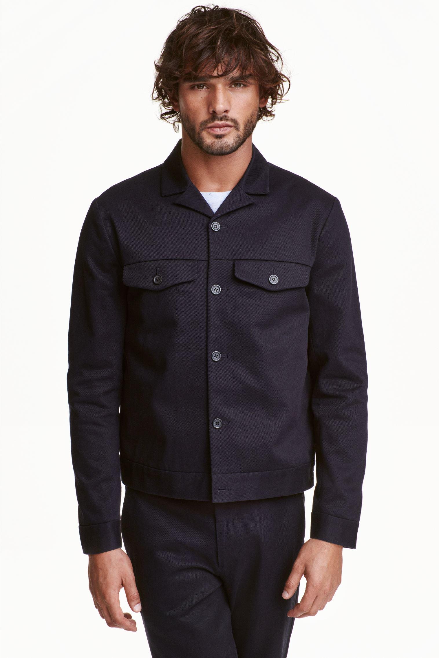 Куртка H&M р. 44 Темно-Синий (10024263014) - фото 2 Куртка H&M р. 44 Темно-Синий (10024263014) - фото 2