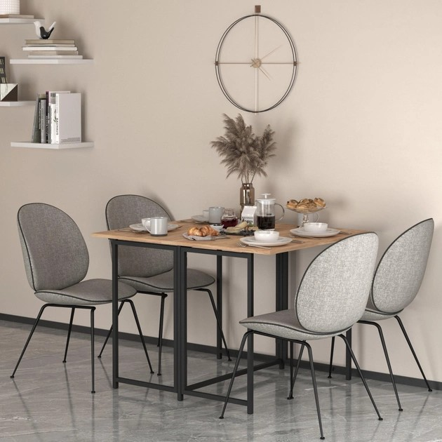 Обідній стіл трансформер Knap Knap Дуб крафт золотий (S201011011) - фото 4 Обідній стіл трансформер Knap Knap Дуб крафт золотий (S201011011) - фото 4