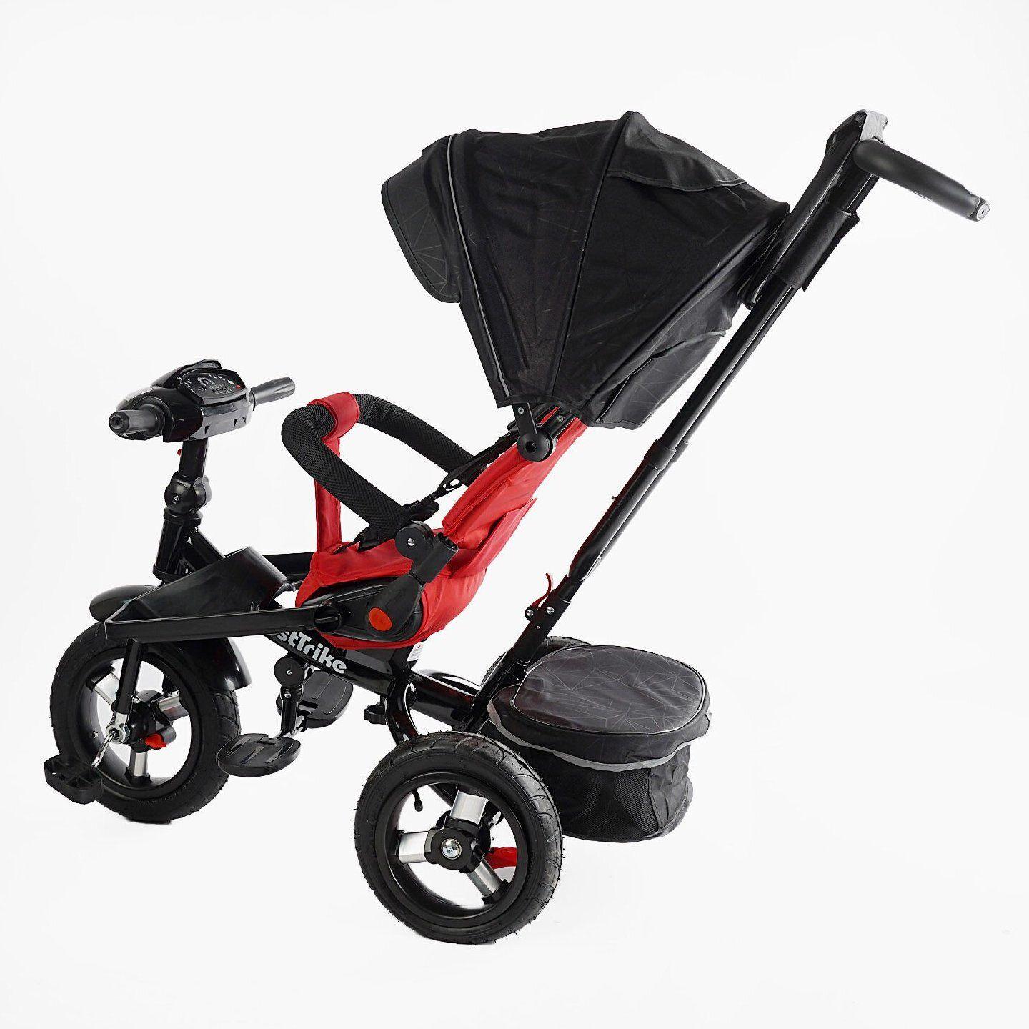 Велосипед дитячий триколісний Best Trike 6088 F надувні/фара з USB/пультом/батьківською ручкою Чорно-червоний (789-05) - фото 4 Велосипед дитячий триколісний Best Trike 6088 F надувні/фара з USB/пультом/батьківською ручкою Чорно-червоний (789-05) - фото 4
