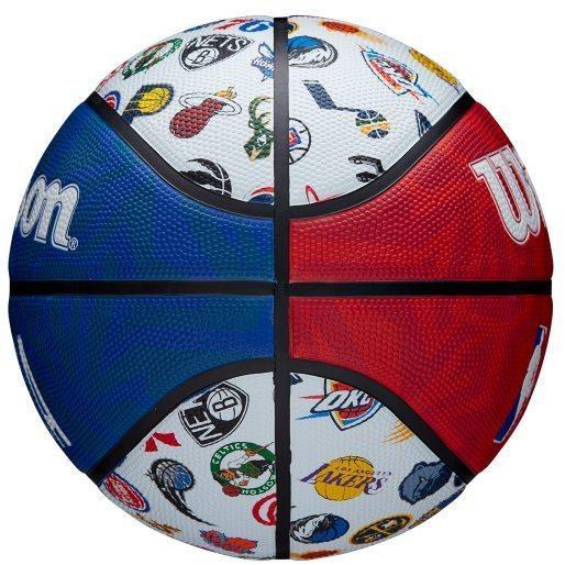 Мяч баскетбольный Wilson NBA ALL TEAM BSKT RWB 7 (WTB1301XBNBA) - фото 5