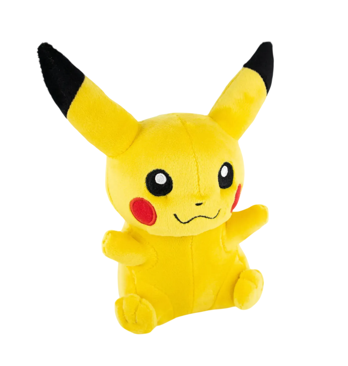 Мягкая игрушка Weber Toys Покемон Пикачу с закрытым ртом из плюша 20 см Желтый (150-98-WT6112)