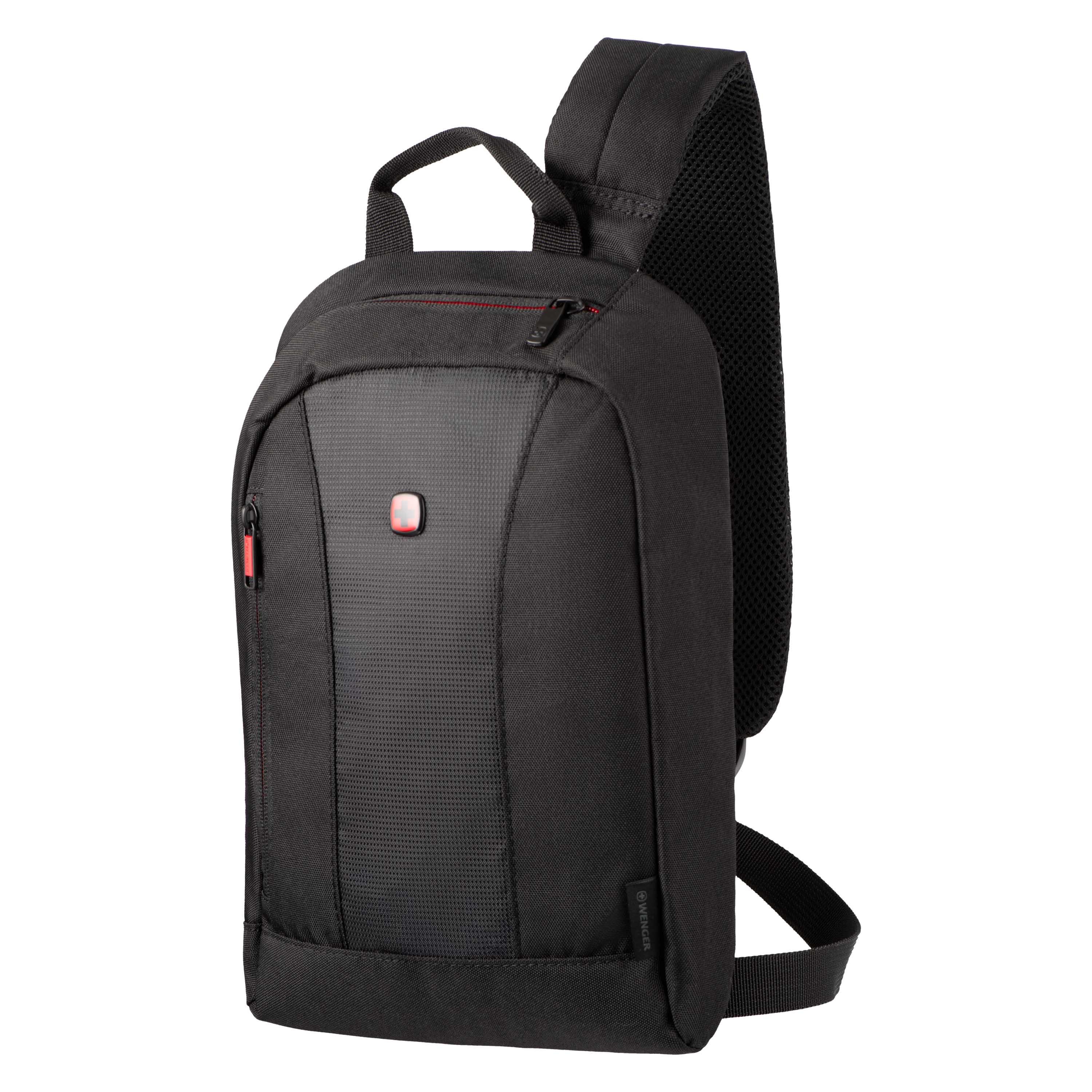 Рюкзак-монослинг Wenger Monosling Shoulder Bag полиэстер 2 отделения Черный (611876)