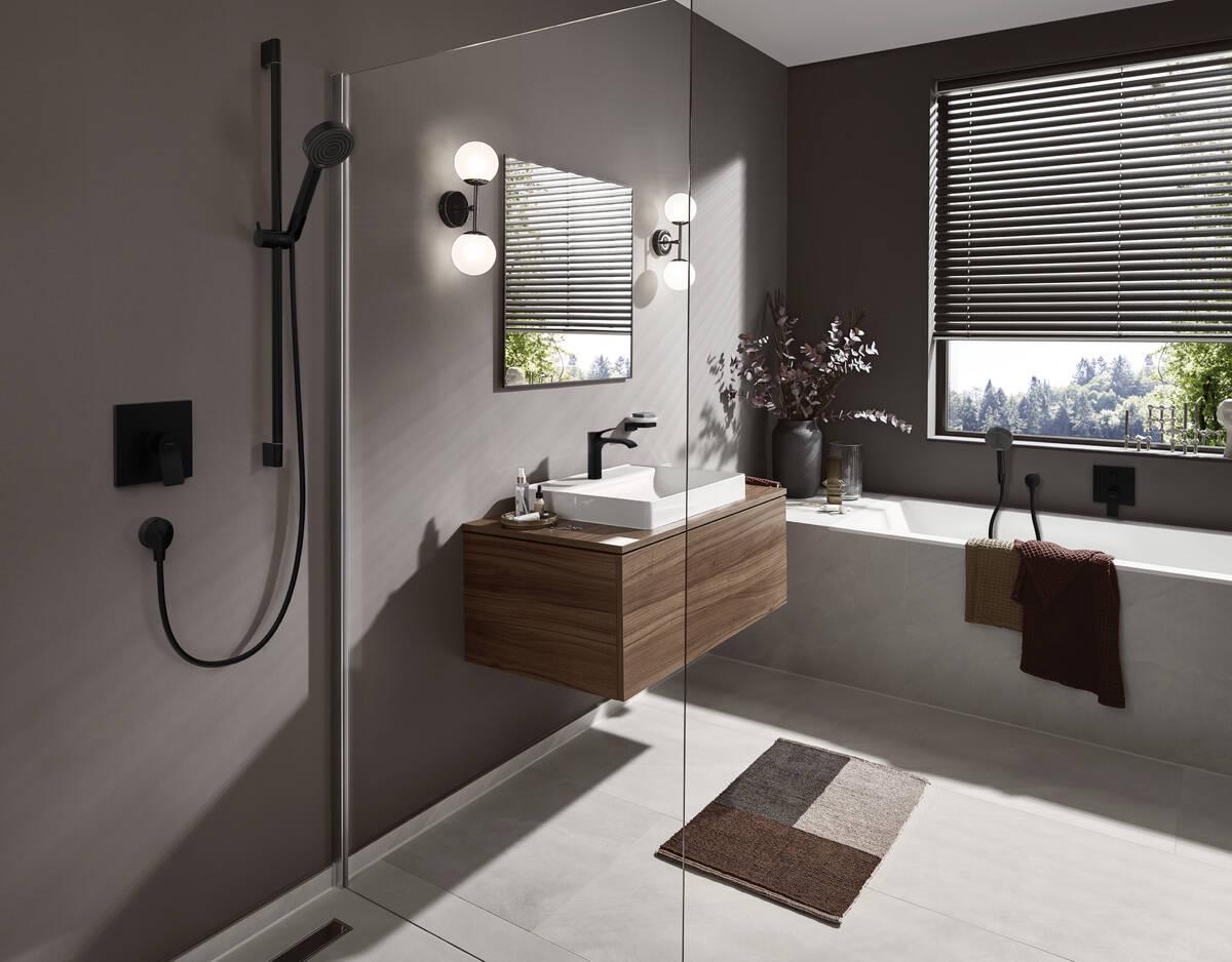 Наружная часть смесителя Hansgrohe Vivenis 75615670 Черный (143700) - фото 3