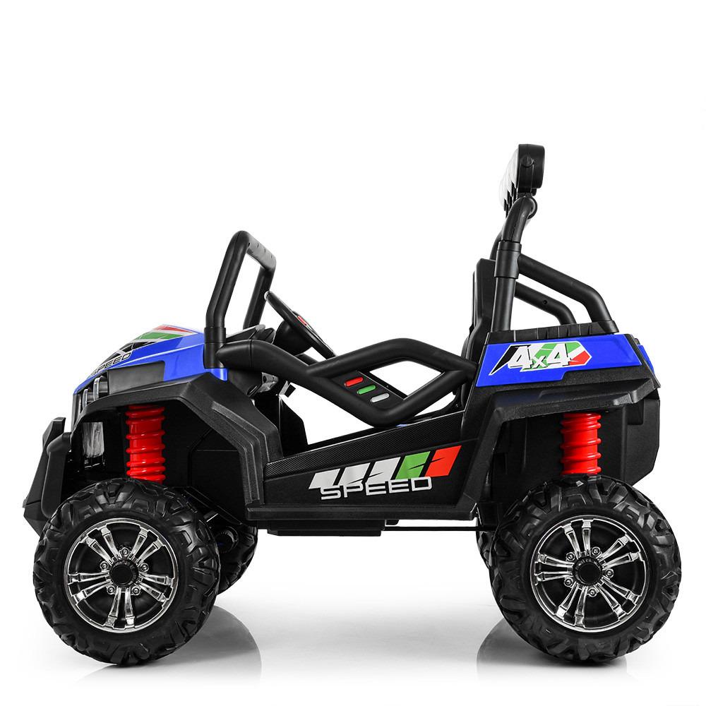 Детский электромобиль Bambi Racer M 3454 джип с ручкой газа 1500 W Синий (M 3454 (2) - фото 4