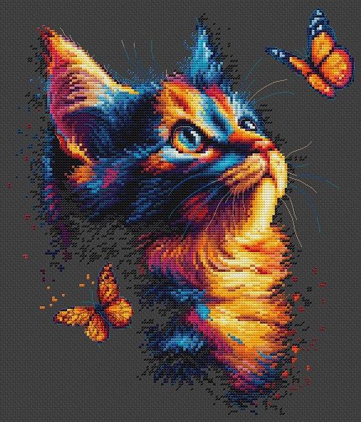 Набор для вышивания крестом Luca-S B1432 Очарование бабочек (B1432)