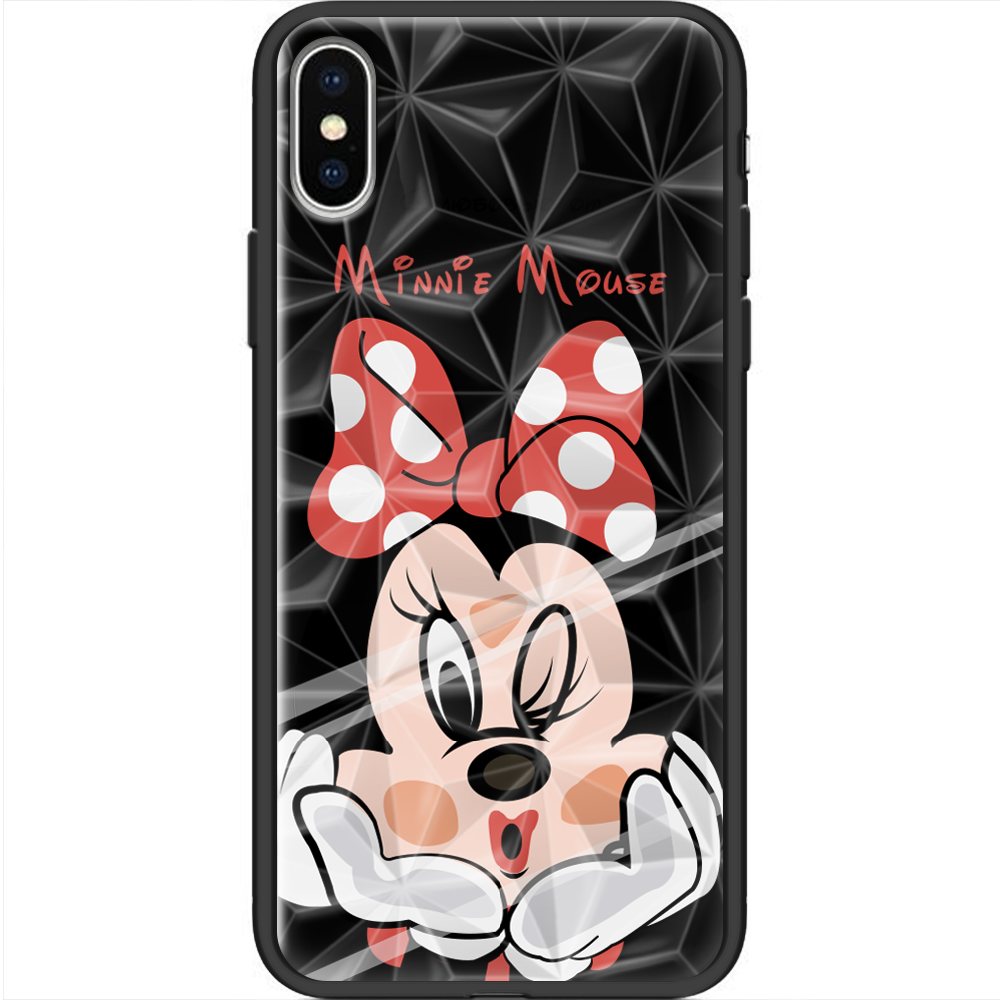 Чохол Boxface iPhone X Lady M Чорний силікон із призмою(32139-cc59-37857)