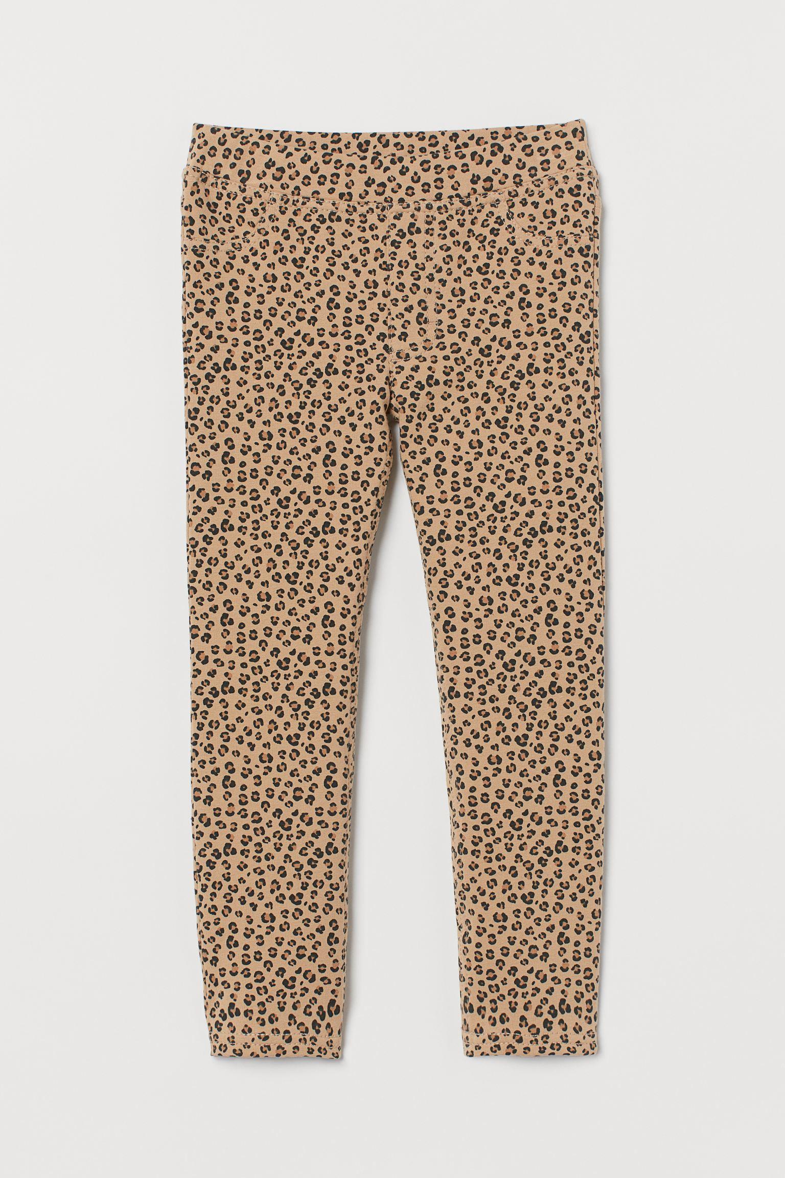 Легінси H&M 104 см Бежево-чорний (S807870524) Легінси H&M 104 см Бежево-чорний (S807870524)