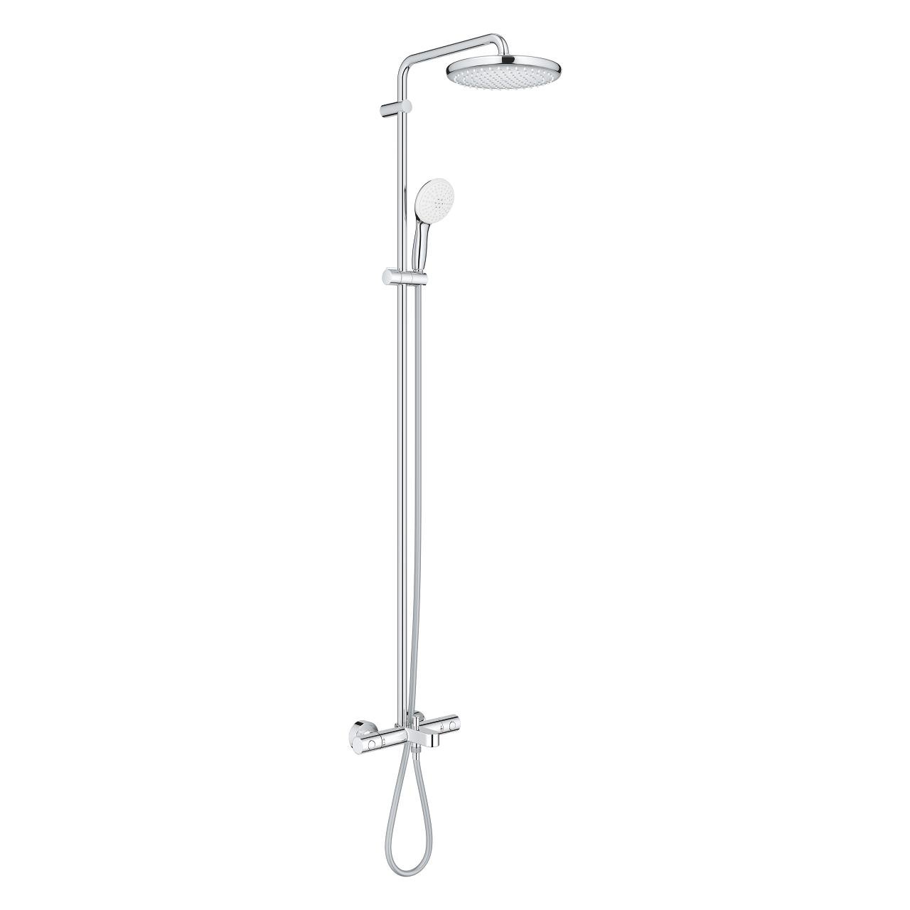 Душевая система с термостатом Grohe Tempesta System 26672001 Хром (224776)