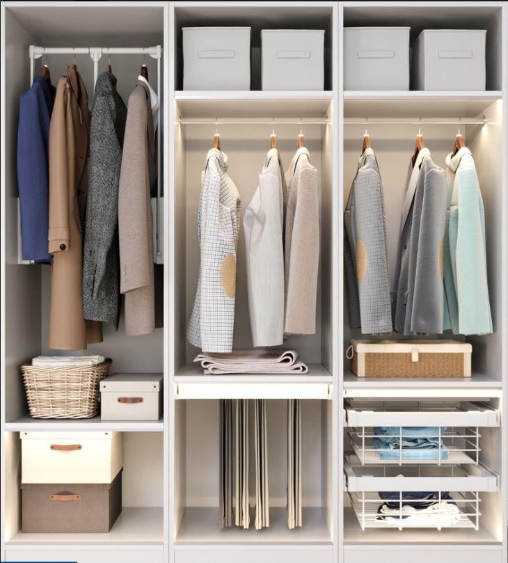 Пантограф GTV для одягу телескопічний 830-1150 мм з олійним амортизатором у модуль 875-1200 мм 8 кг - фото 4