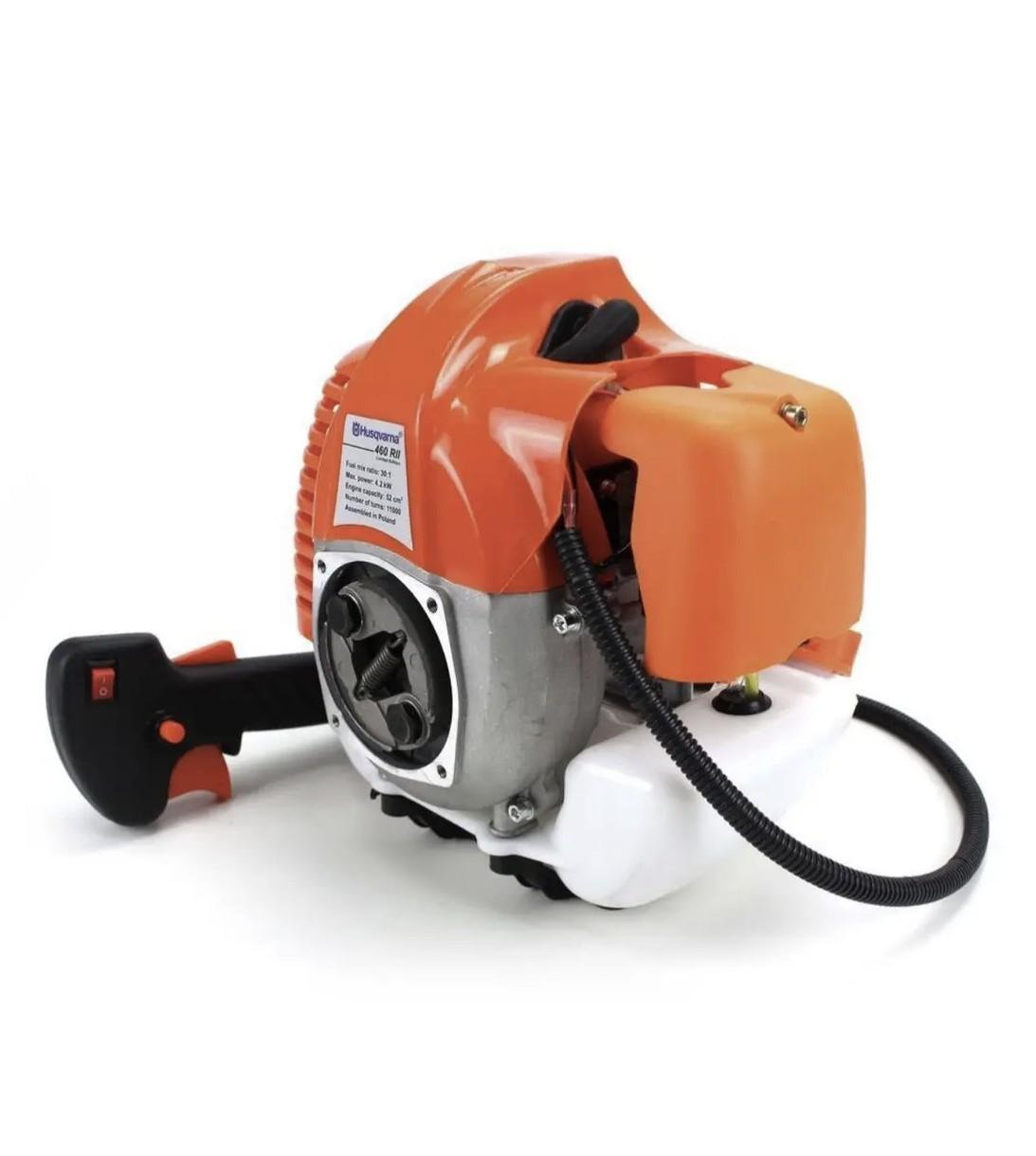 Мотокоса Husqvarna 460 RII 4,2 кВт 2-тактный двигатель Эко-серия Оранжевый (465) - фото 6 Мотокоса Husqvarna 460 RII 4,2 кВт 2-тактный двигатель Эко-серия Оранжевый (465) - фото 6