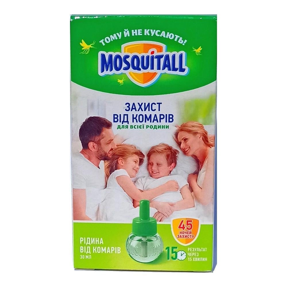 Рідина для електрофумігатора Mosquitall Захист для всієї родини від комарів 30 мл (4820185021401)