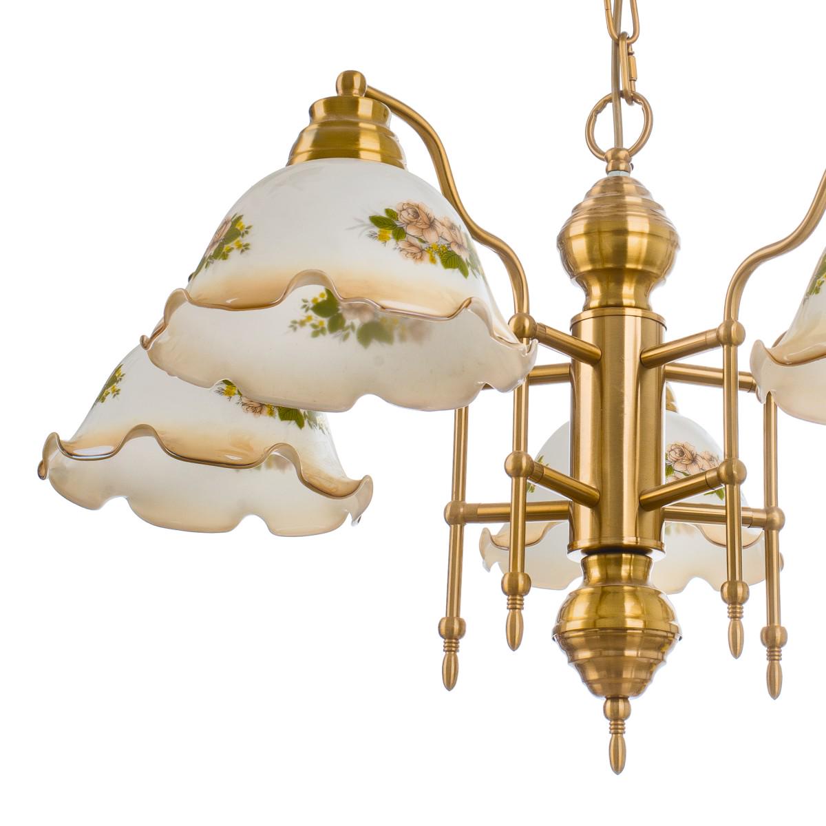 Люстра подвесная классическая Brille BKL-057S/5 E27 - фото 3