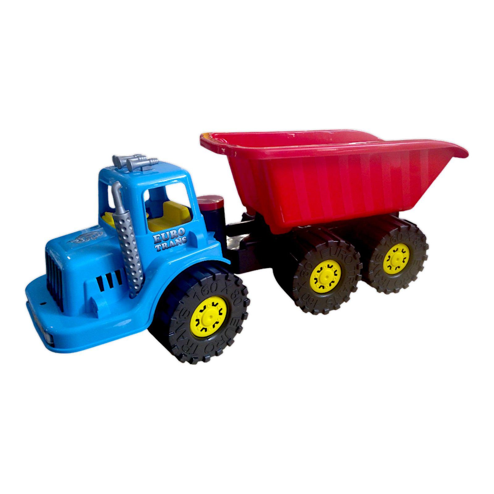 Самоскид дитячий XXL Червоний (17102) - фото 1 Самоскид дитячий XXL Червоний (17102) - фото 1